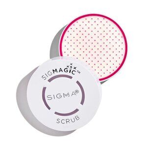 Sigma Sigmagic Scrub 2-in-1Silicone Brush Cleanser, Removes Bacteria/Makeup NIB